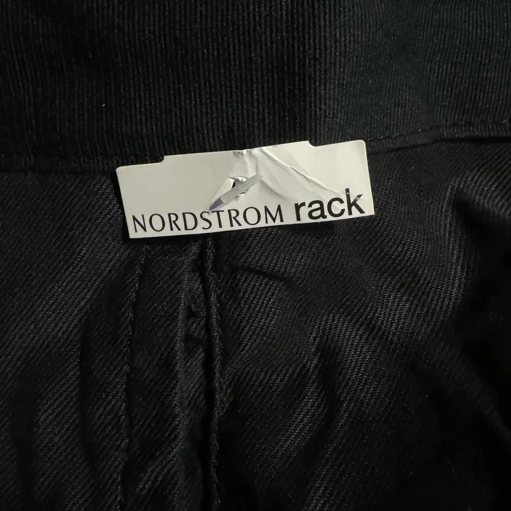 Hudson Black High Rise Paperbag Shorts Size 30 New